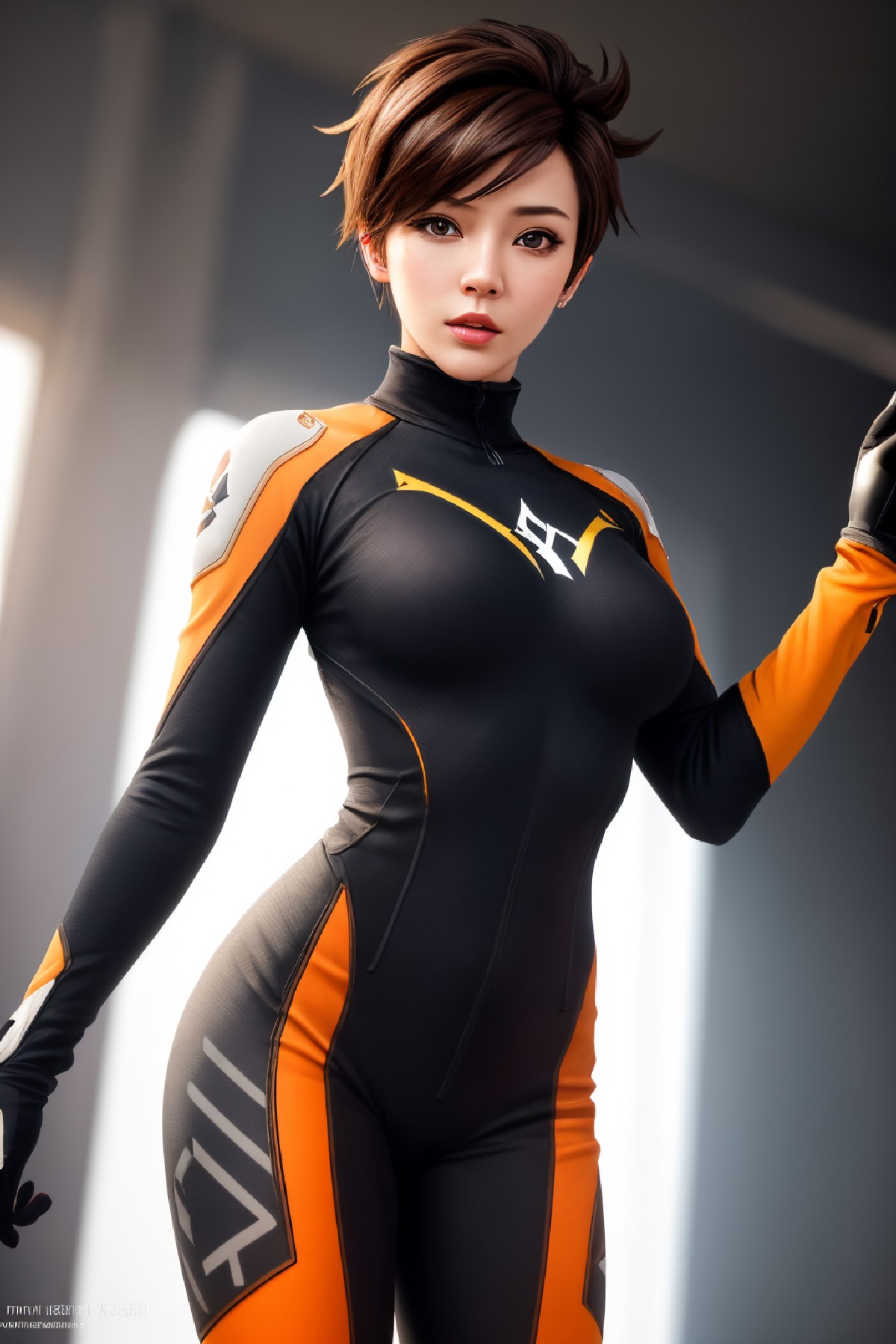 Lena Oxton, code-named "The Hunt"