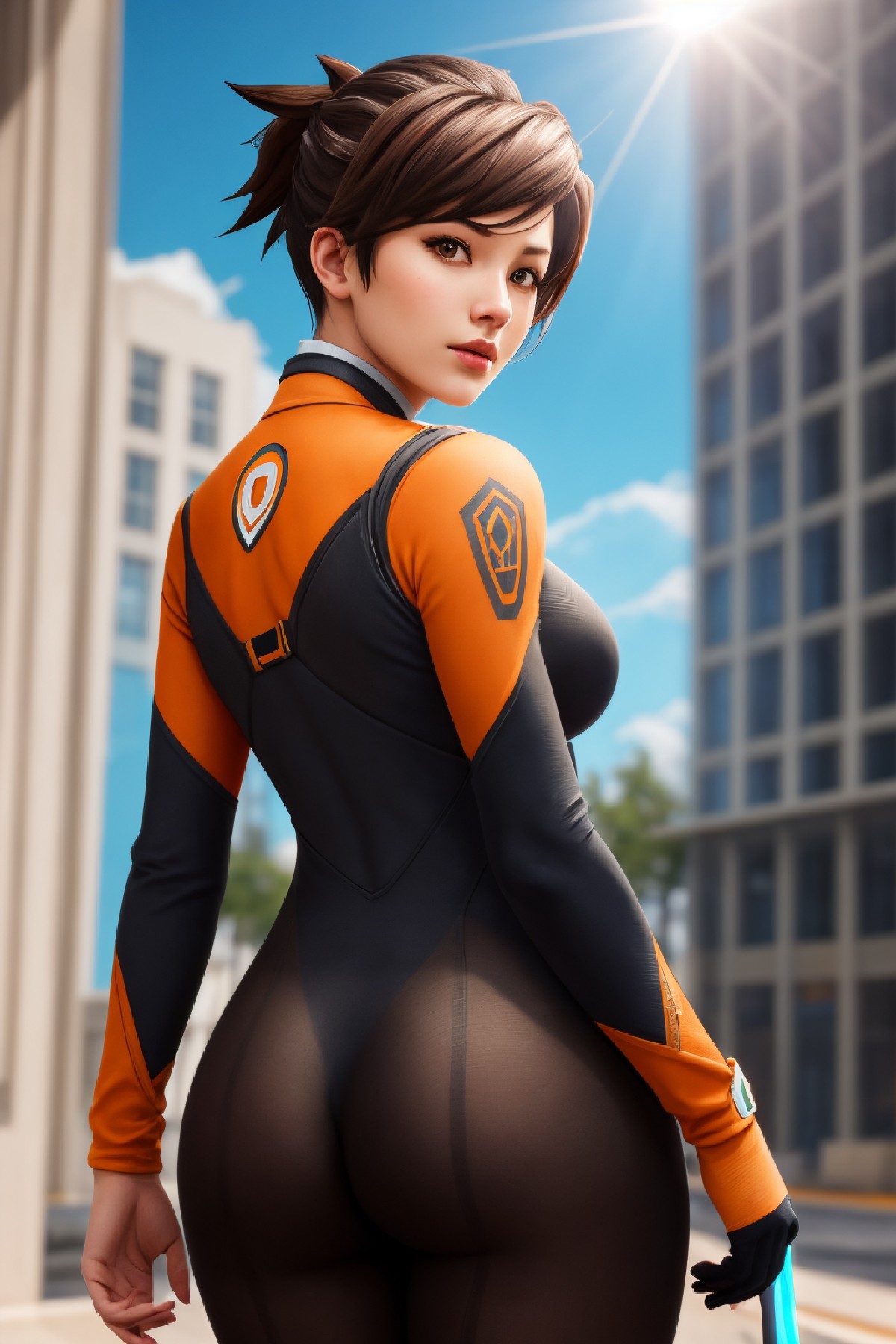 Lena Oxton, code-named "The Hunt"