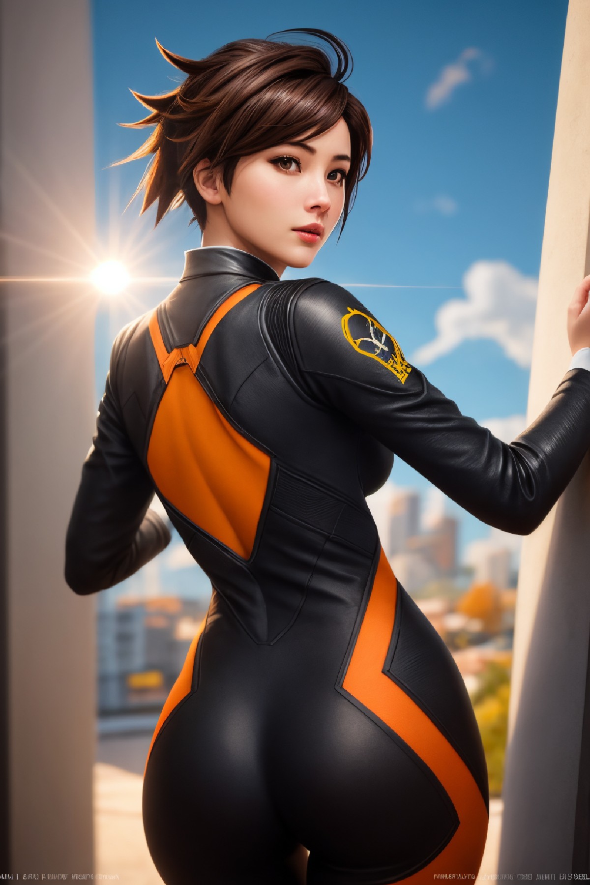 Lena Oxton, code-named "The Hunt"