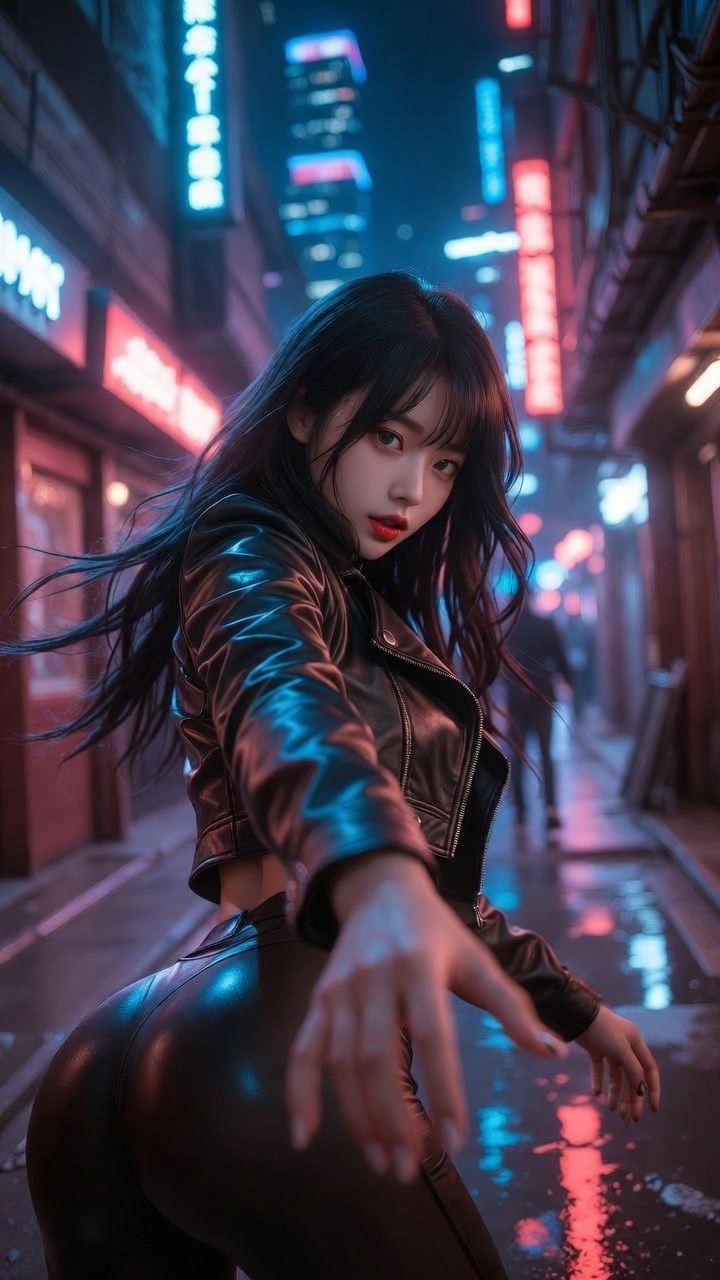 women's leather jacket