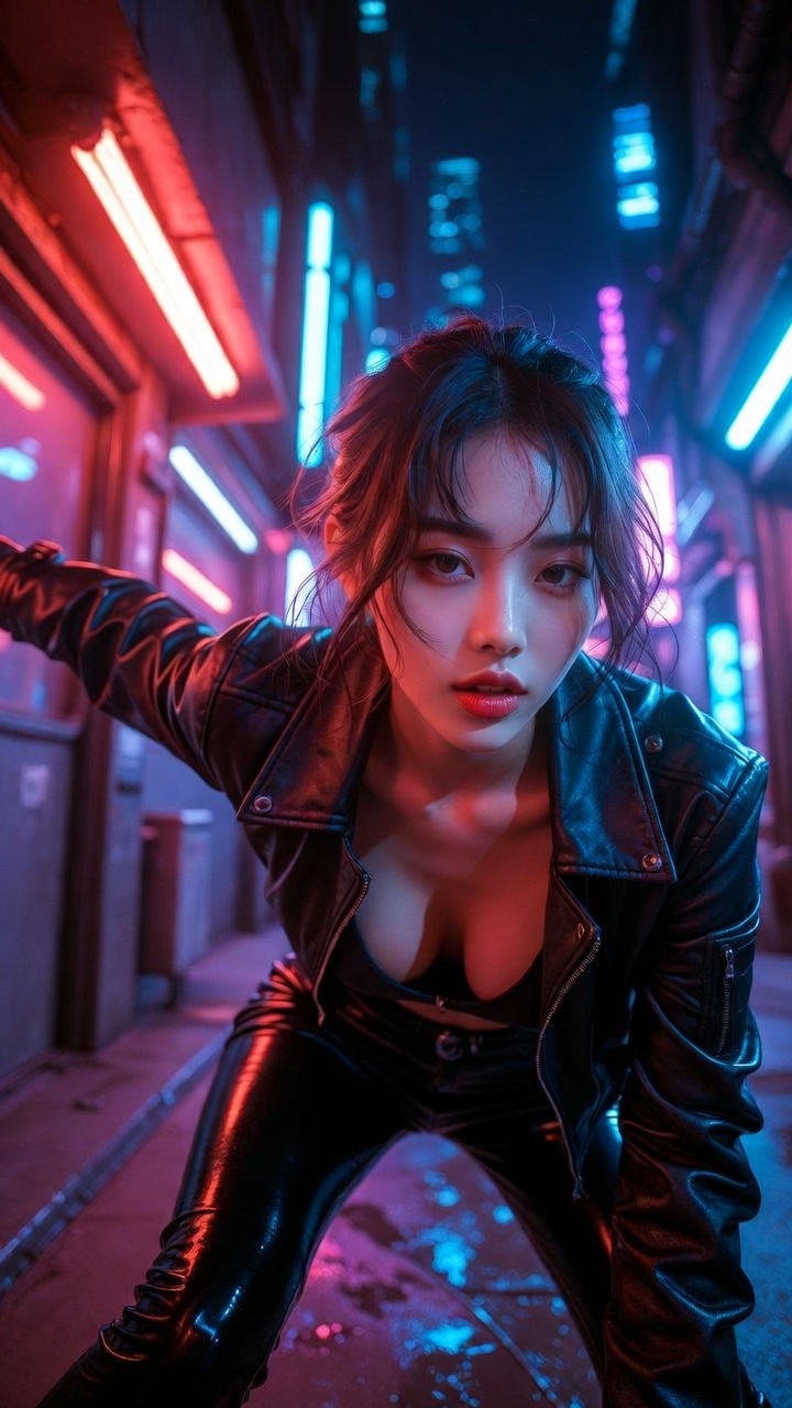 women's leather jacket