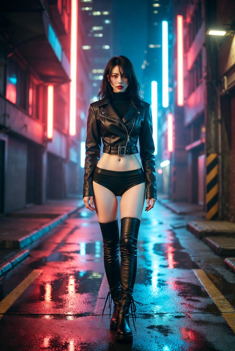 women's leather jacket