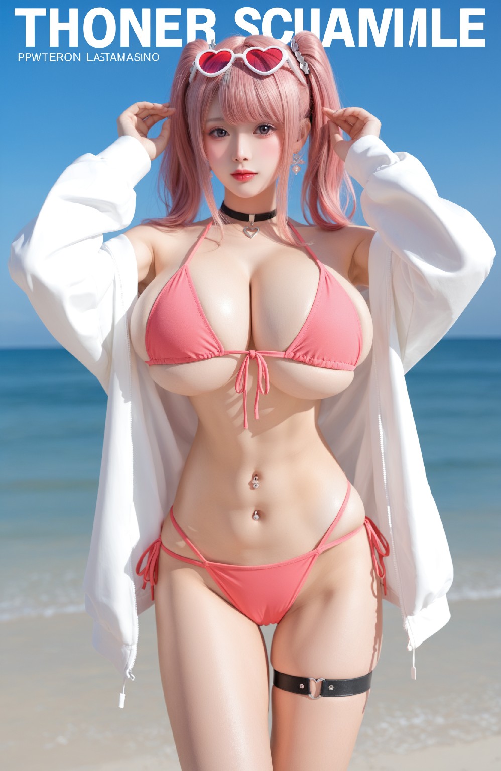 No.367 43P pink bikini