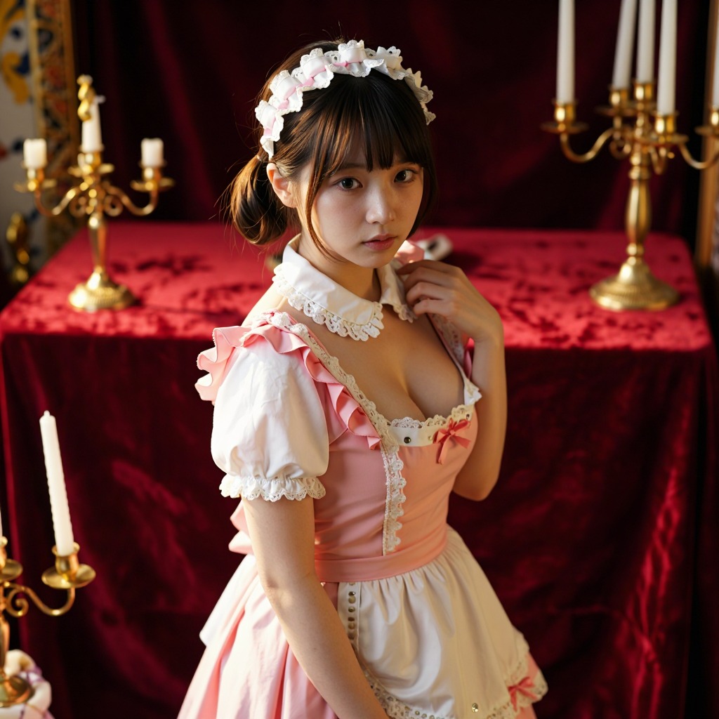 Pink Maid Outfit