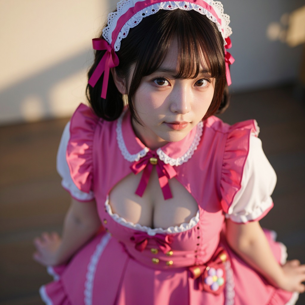 Pink Maid Outfit