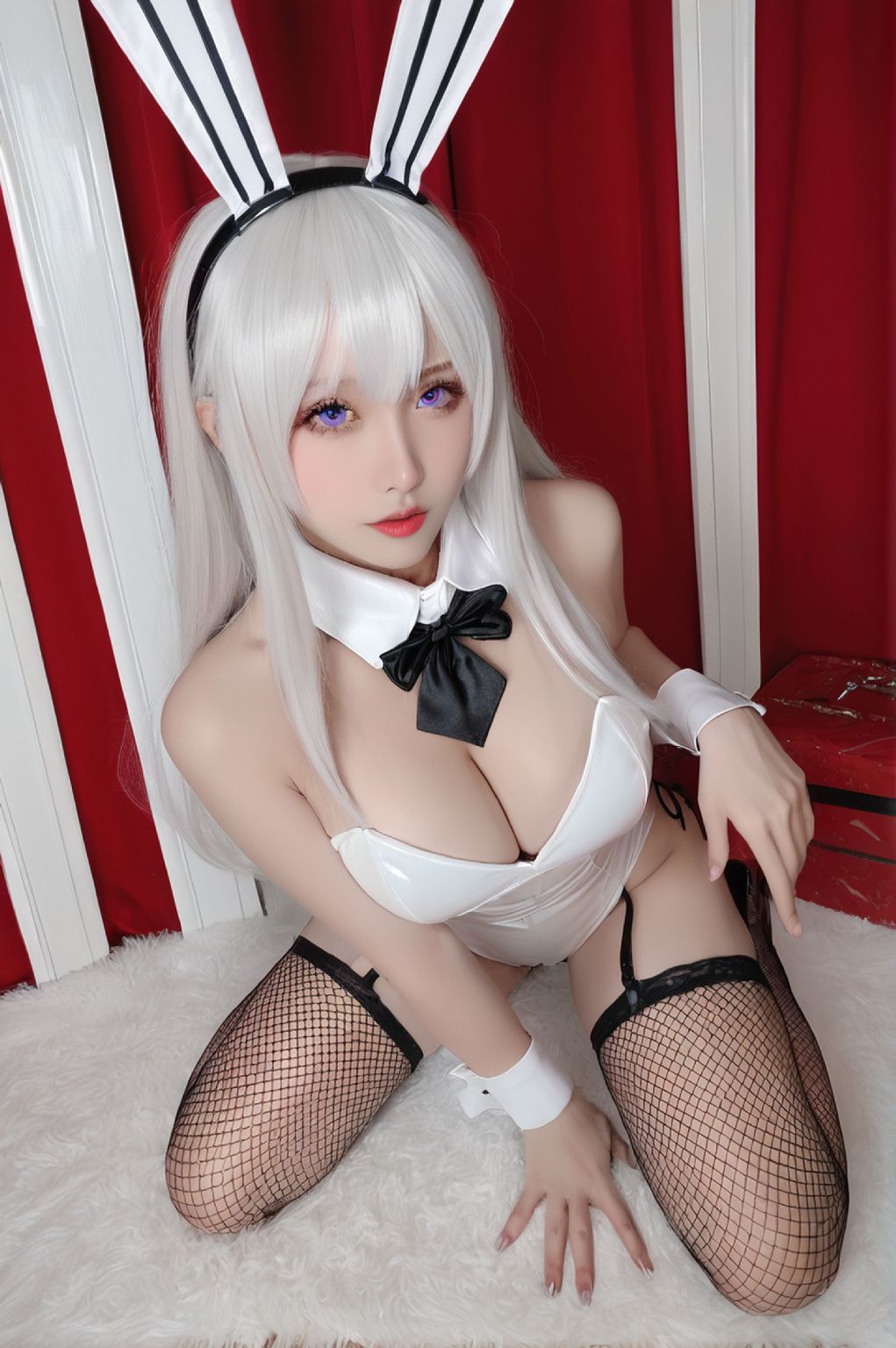 No1062 White Bunny Sexy_95