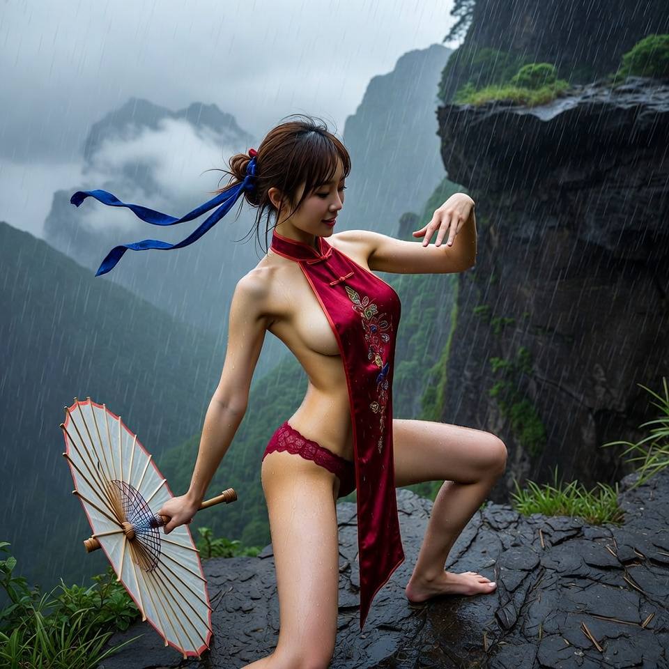 Costume Girl from Deep Mountain Practice